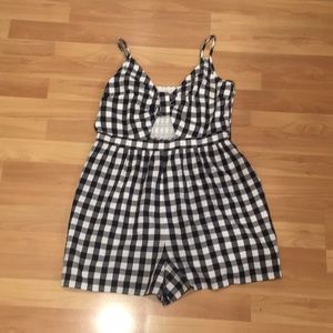 Super Cute Gingham Romper